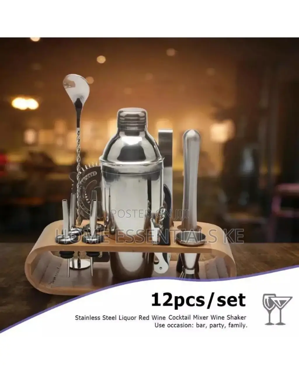 *Bar/Party Cocktail Shaker Set Including the Board