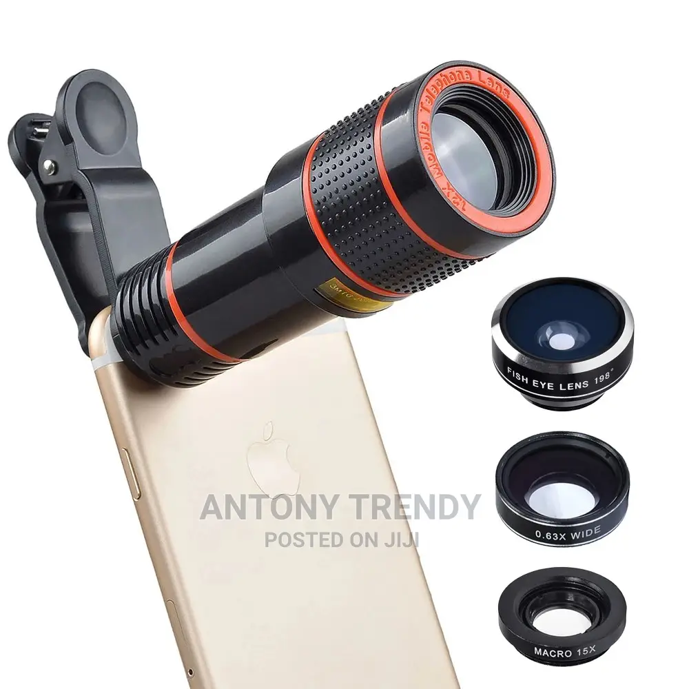Lens for Mobile Digital Camera 12x Telephone Zoom Wide Angle