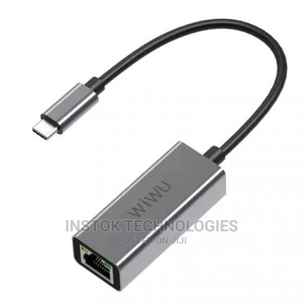 Wiwu USB C to Ethernet Adapterthunderbolt 3 to Rj45 - main view
