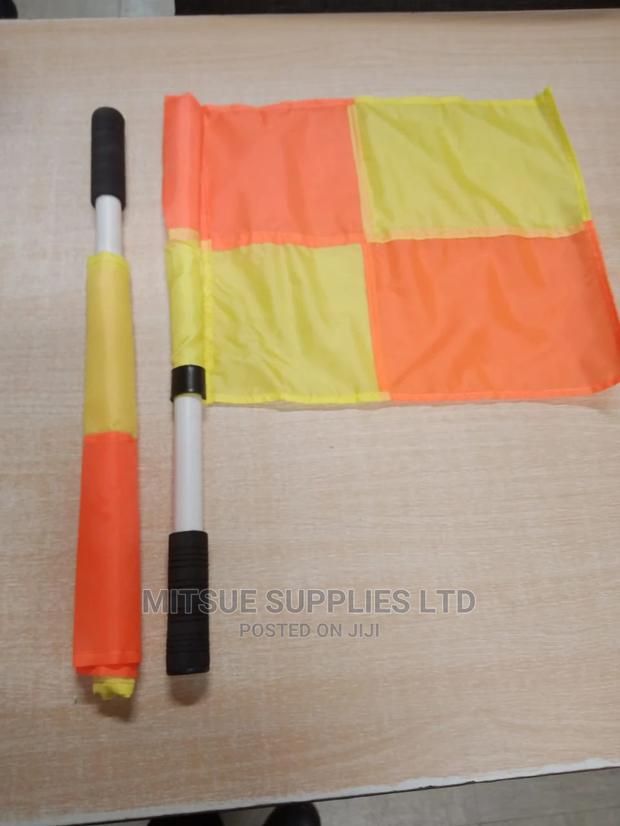A Pair Of Referee Linesman Flags 4 Squares - main view