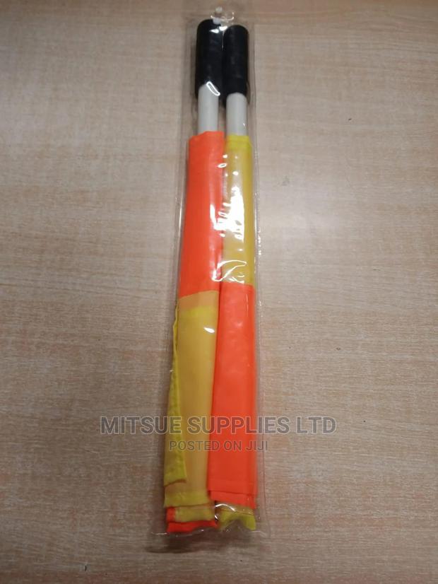 A Pair Of Referee Linesman Flags 4 Squares - thumbnail 2