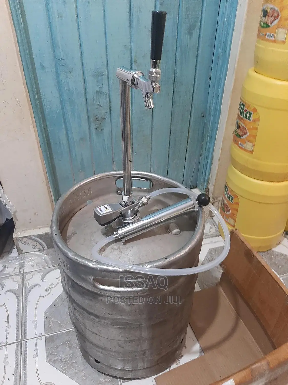 Keg Barrel + New Pump + 6 Senator Cups