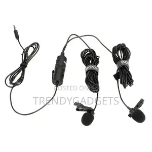BOYA BY-M1DM Dual Lavalier Universal Microphone