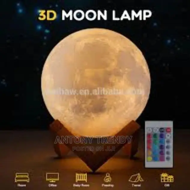3D Galaxy Moon Lamp by Mind-Glowing - Cool Kids Galaxy Moon
