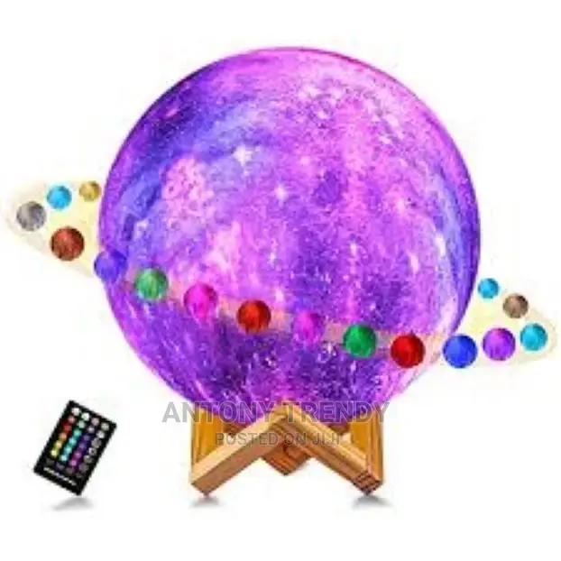 Elstey Moon Lamp 3D Star Galaxy Lamp 16 Colors