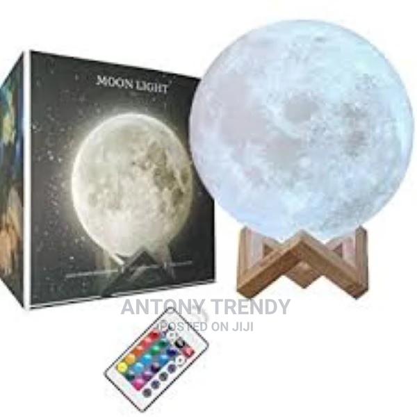 Starry Moon Lamp Logrotate Galaxy Night Light 16 Colors 3D