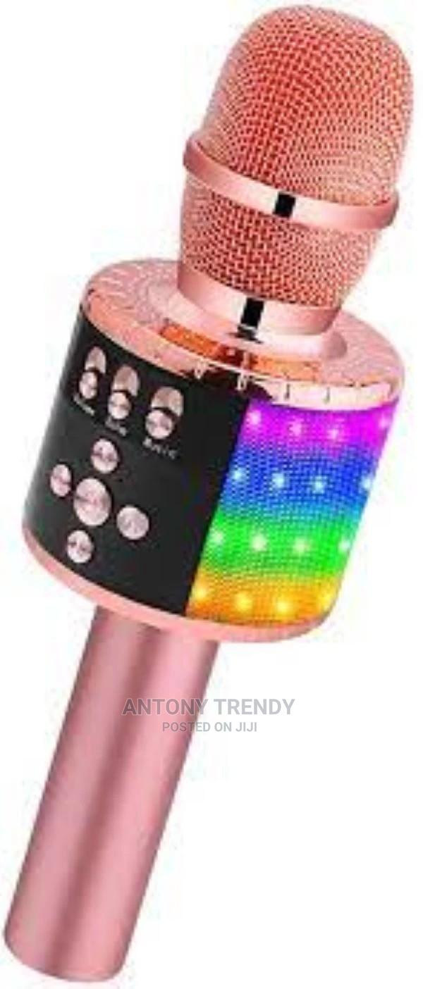 Advance Technology Karaoke Microphone With LED Lights - main view