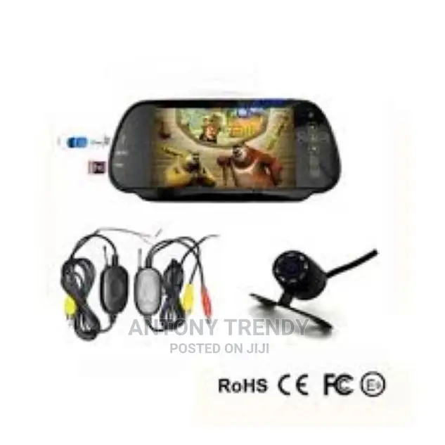 Available in Stock7 Inch Wide Screen Rear View Mirror Monito