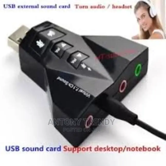 Ready Available Sound Adapter Card Virtual 7.1 L