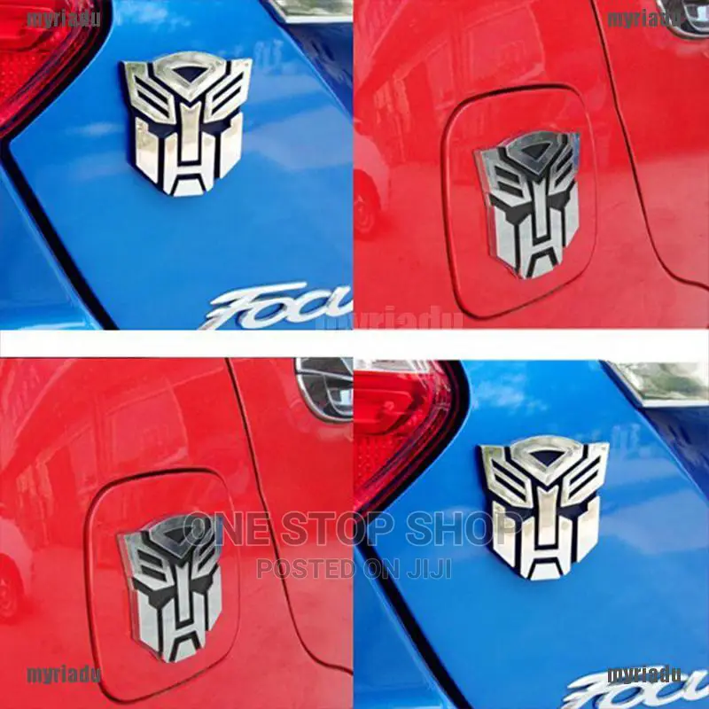 Transformers Autobot Car Chrome Badge