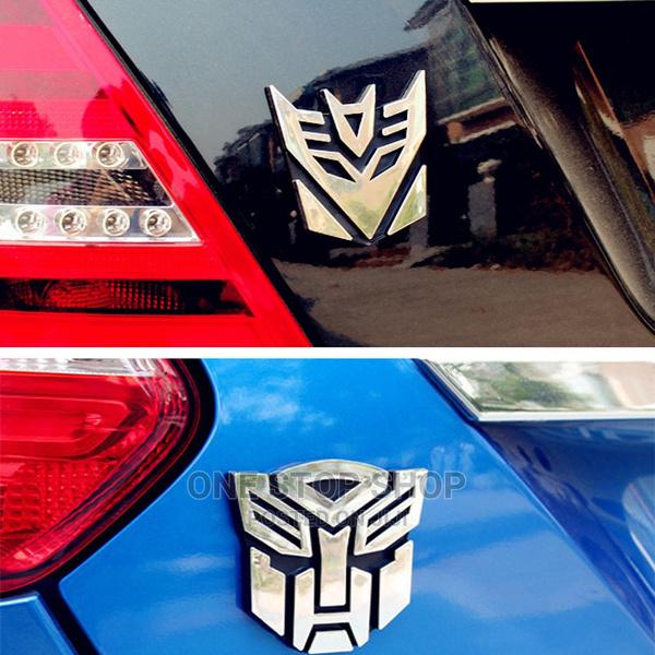 Car Motorcycle 3D Transformer Autobot Logo - thumbnail 2