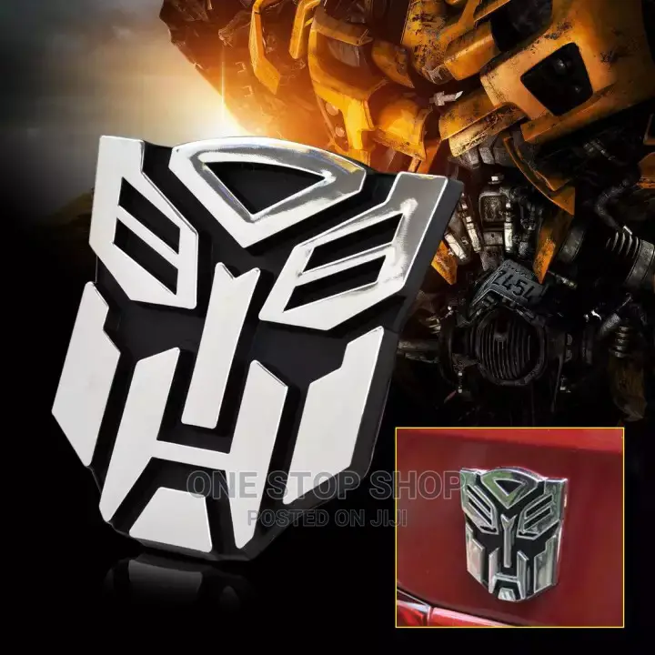 Metal 3D Decal Emblem Transformers