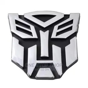 Metal 3D Decal Emblem Transformers