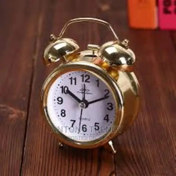 New Model of Vintage Alarm Clock Beige in Colour
