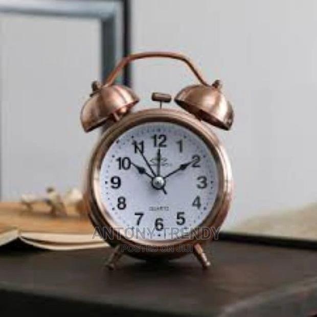Vintage Alarm Clock, Silent Desk Alarm Clocks Alarm, Strong