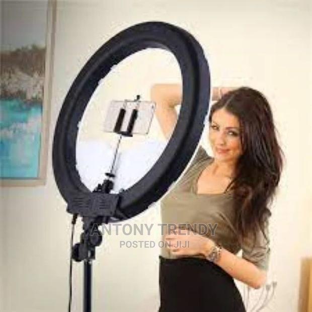 NEW MODEL18RL -Inch Dimmable LED Light Ring With White/Or - main view