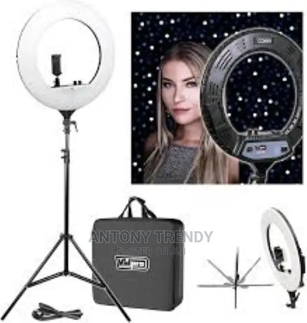 RKSE RL-18C LED Ring Light 18 Inch Ringlight Photography Rin