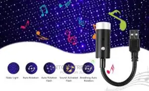 QAWACHH Usb Star Light Car USB Sky Projection Star Ceiling R