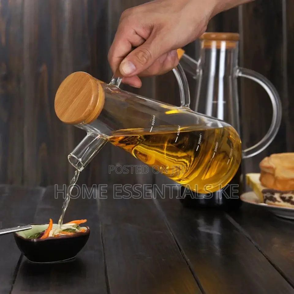 Glass Oil Jar