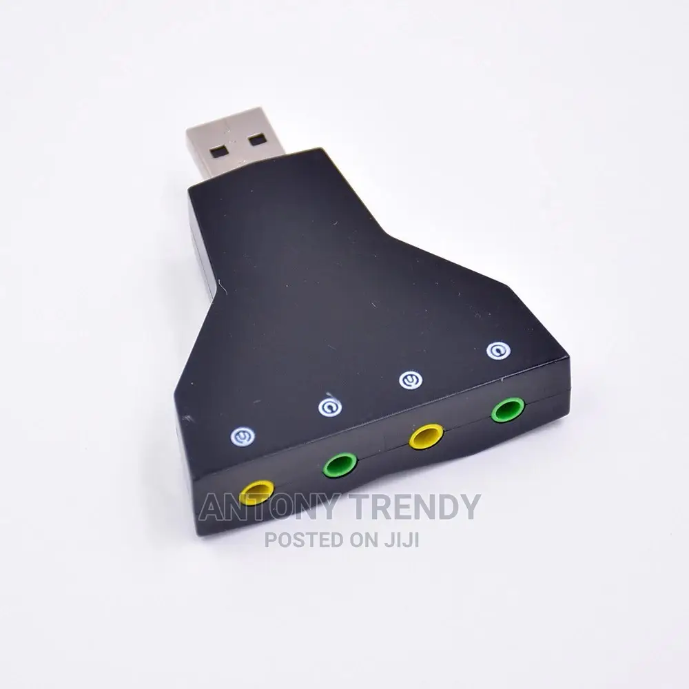 Usb to 3d External Sound Card Audio Adapter Virtual 7.1