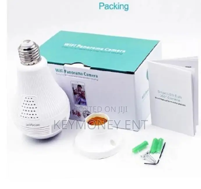 Generic Full HD Wifi Nanny Camera Bulb 2mp
