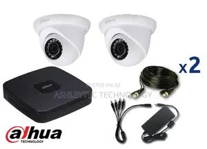 Two 1080p Bullet Dahua CCTV Cameras Security Surveillance C