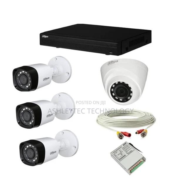 Three Dahua CCTV Cameras Security Surveillance 1080p Complet