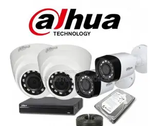 Four Dome Dahua CCTV Cameras Security 1080p Surveillance Com