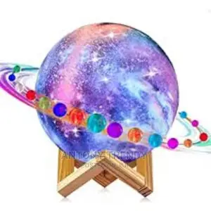 16 Colors 3D Print Star Moon Lamp Colorful Change Touch Home