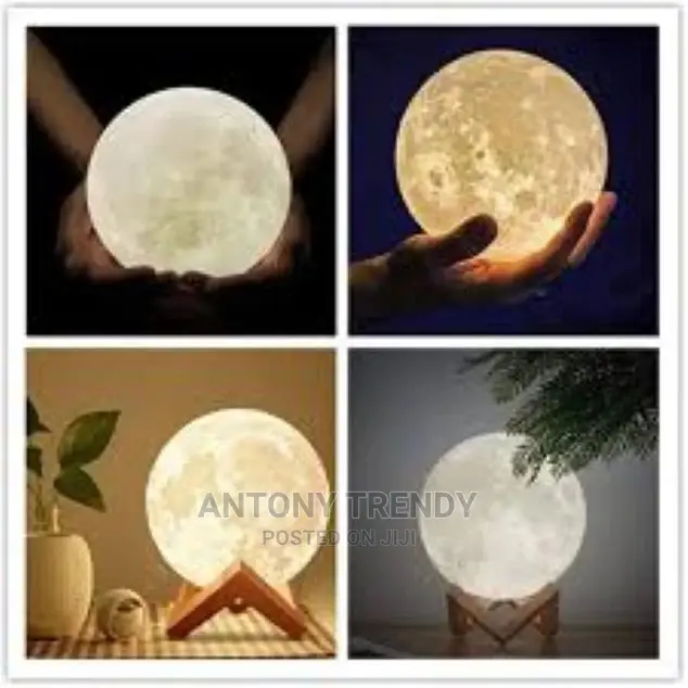 Galaxy Lamp 16 Colors 3D Star Moon Light With Wood Stand, Re