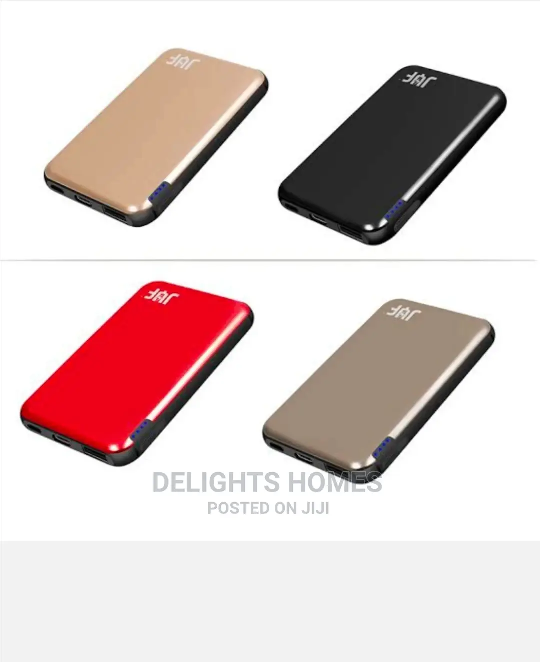 Jyf_d30 Ultra Slim Powerbank Black