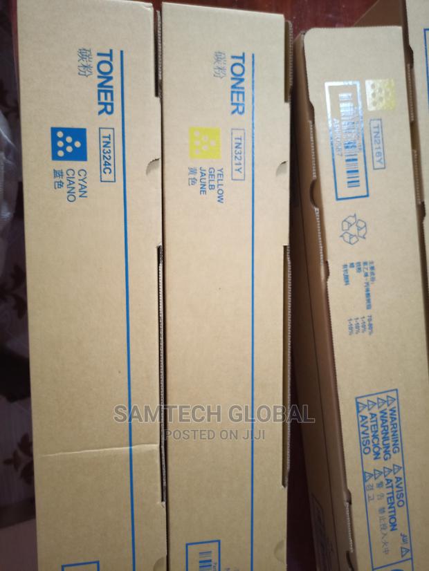 TN 216 and 321 Yellow Toner for Konica Minolta Bizhub
