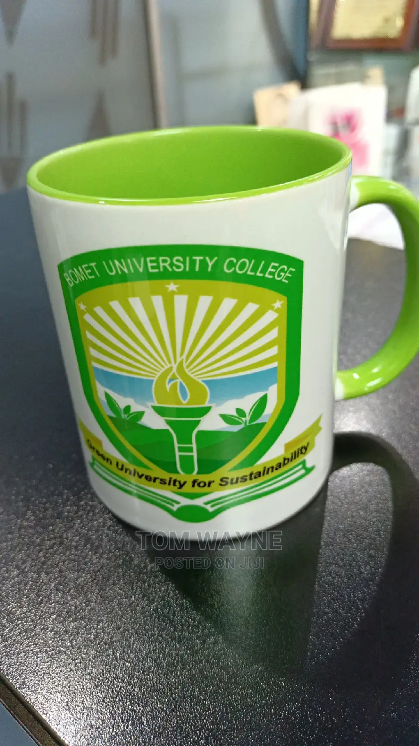 Green Tea Cups Printed With Logos, Company Names