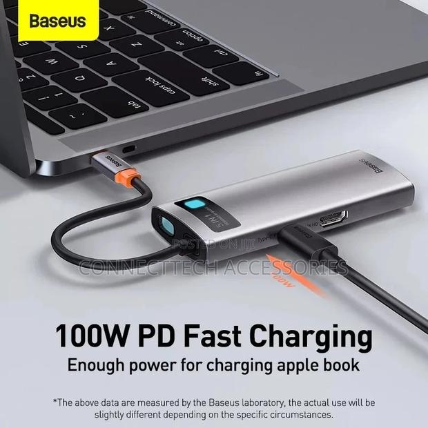Baseus USB C HUB 8in1 Type C Multi HUB for Macbook Pro/Air - thumbnail 5