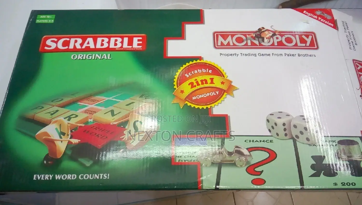 Scrabble and Monopoly Game
