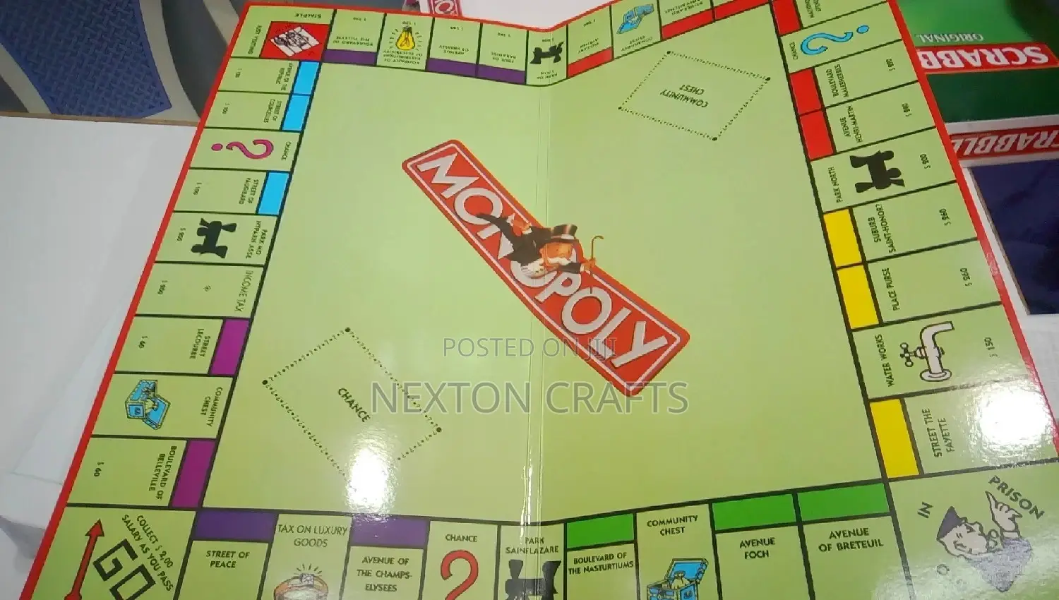 Scrabble and Monopoly Game