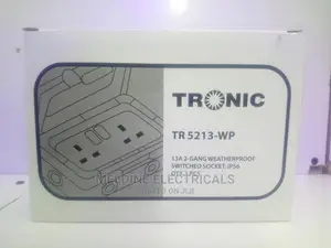 Waterprof 13A Double Socket.