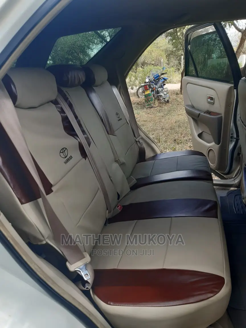 Beige and Brown Car Seat Covers