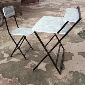 Grey Foldable Study Table