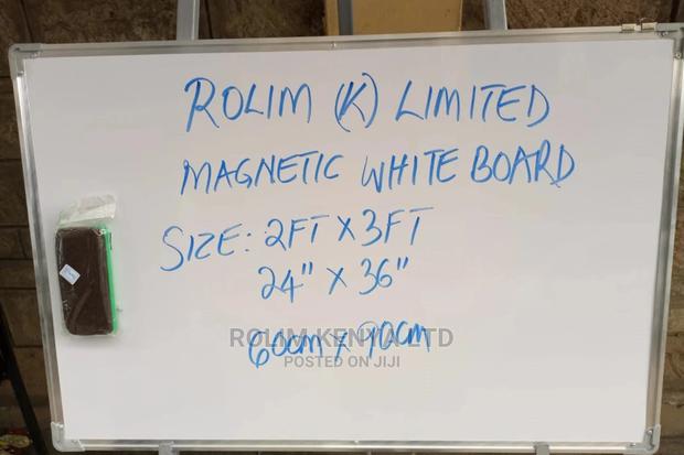 Magnetic White Board 2ftx3ft(60cmx90cm)+Free Duster - main view