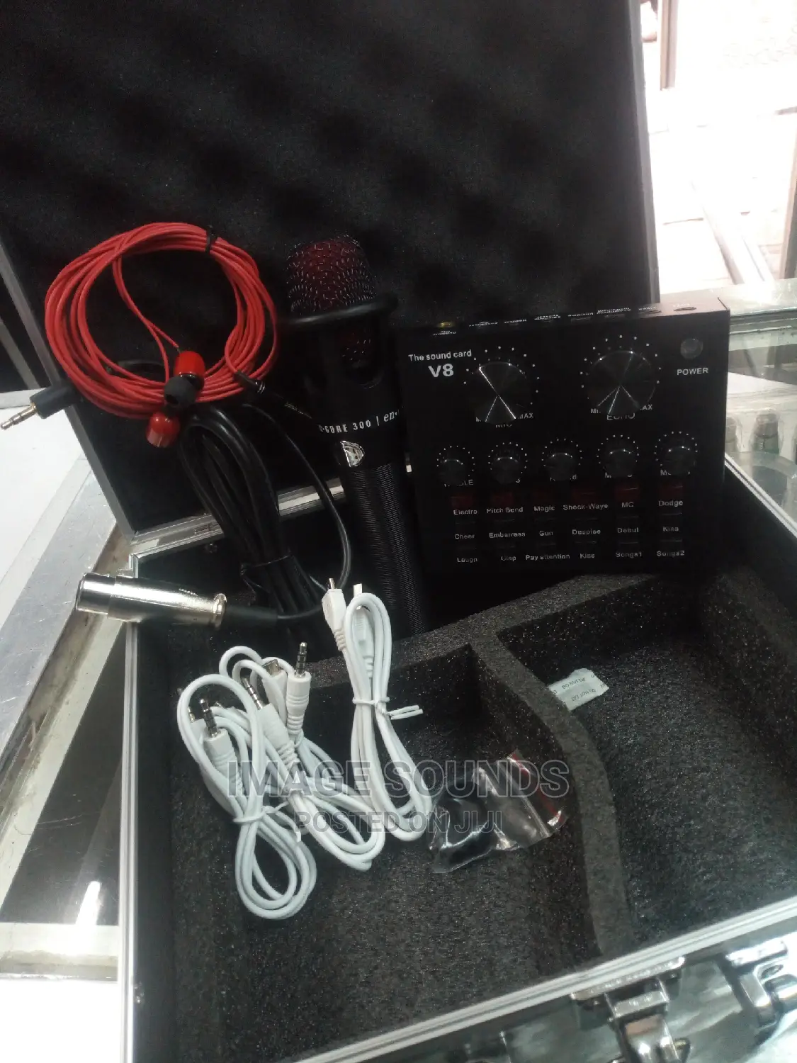 Recording Microphone With Sound Card