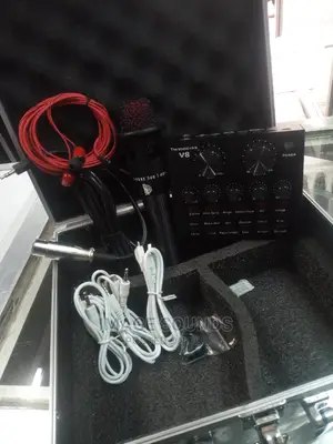 Recording Microphone With Sound Card