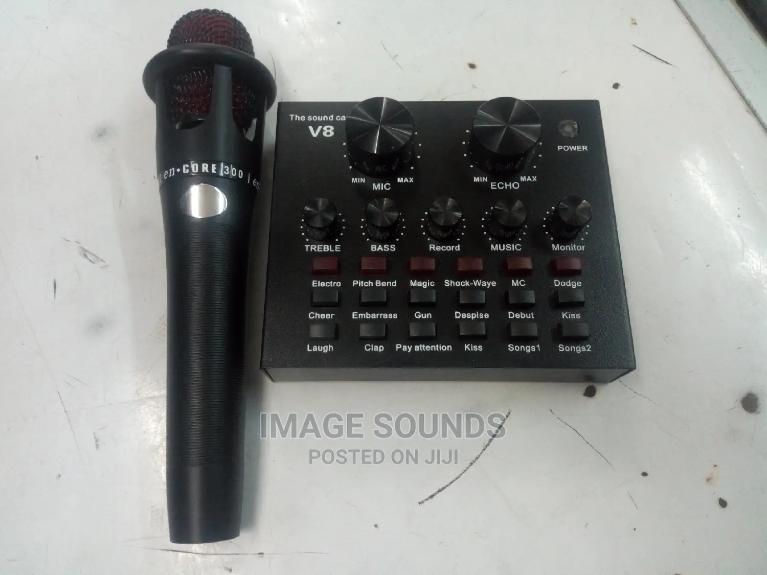Recording Microphone With Sound Card
