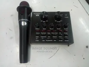 Recording Microphone With Sound Card