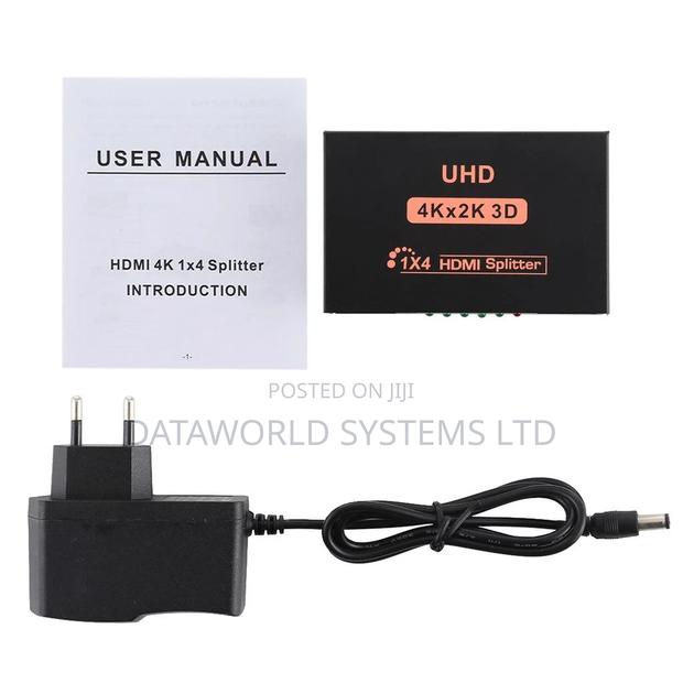 Uhd 4K X 2K 3D 1 X 4 HDMI Splitter - thumbnail 2