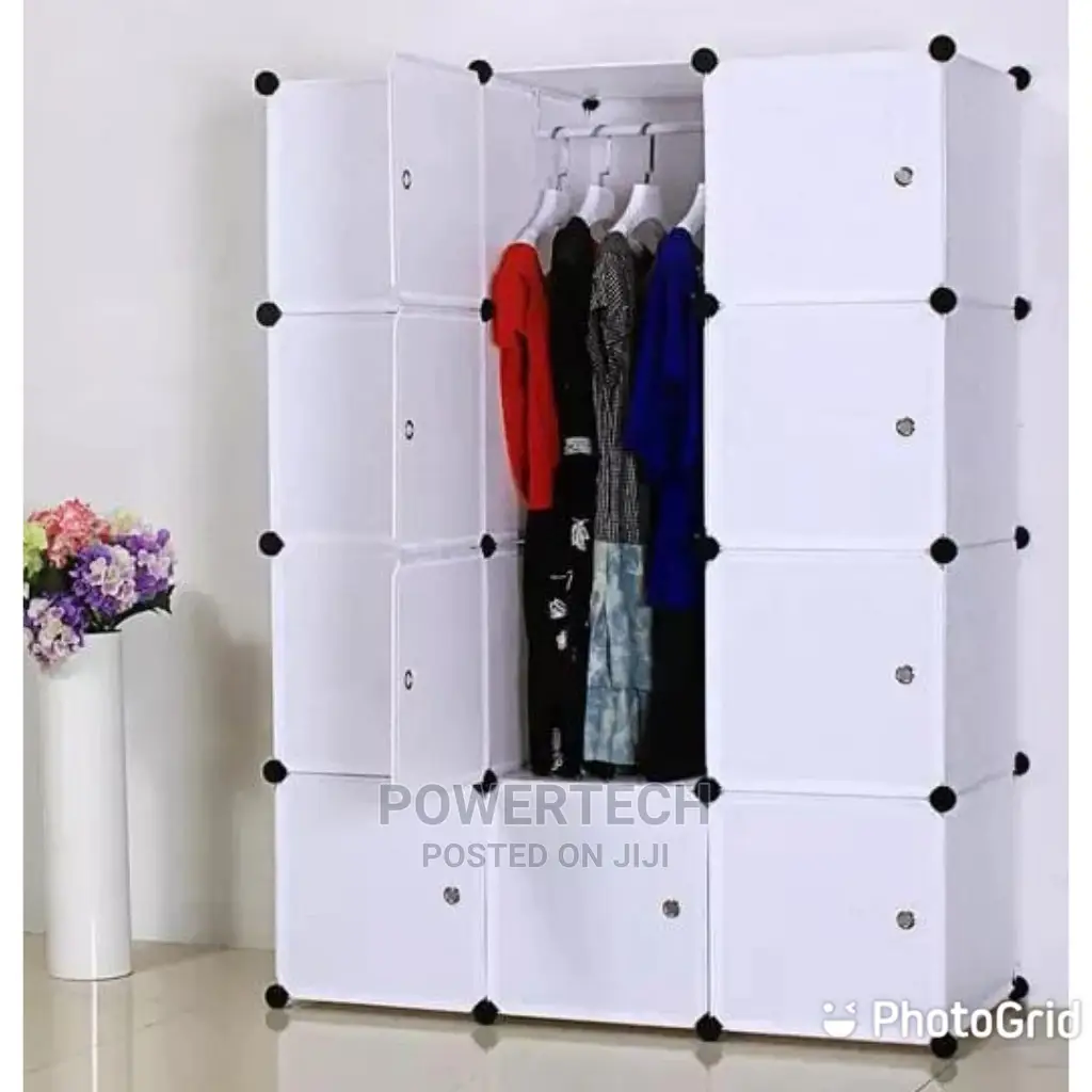 3 Column Plastic Wardrobe