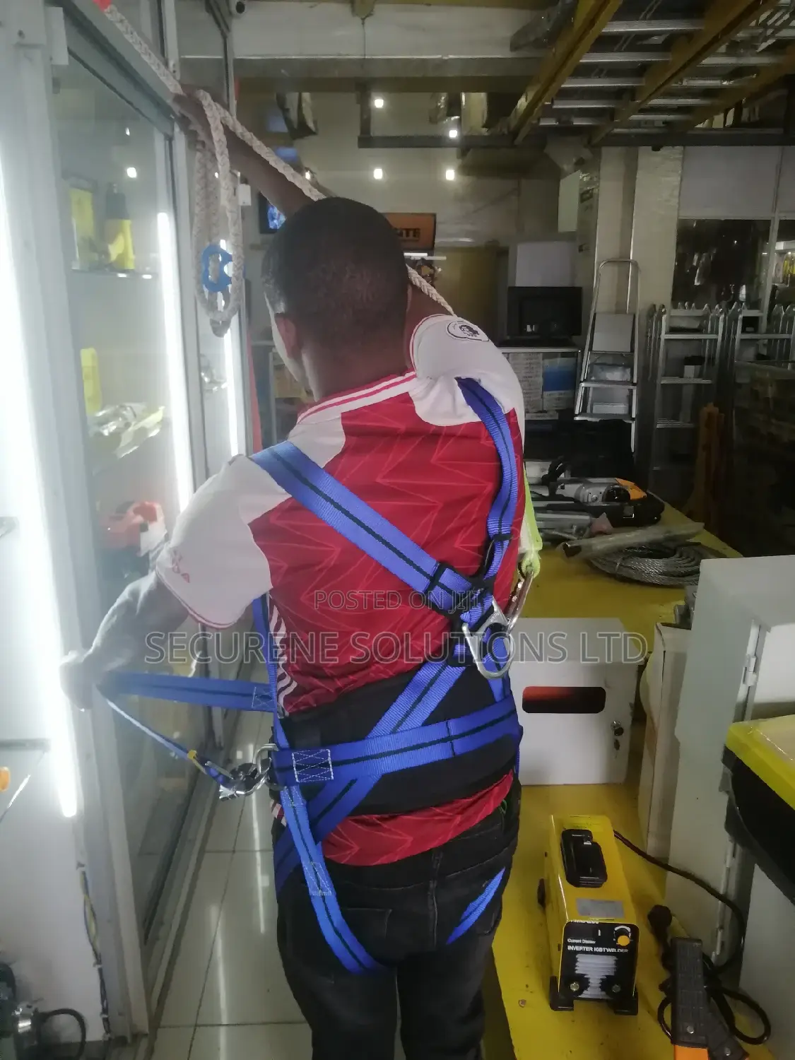 Full Body Safety Harness Tool Fall Protection With 5d-rings
