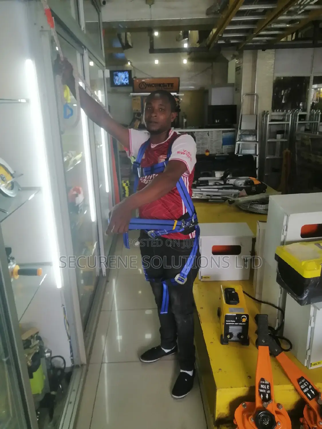 Full Body Safety Harness Tool Fall Protection With 5d-rings