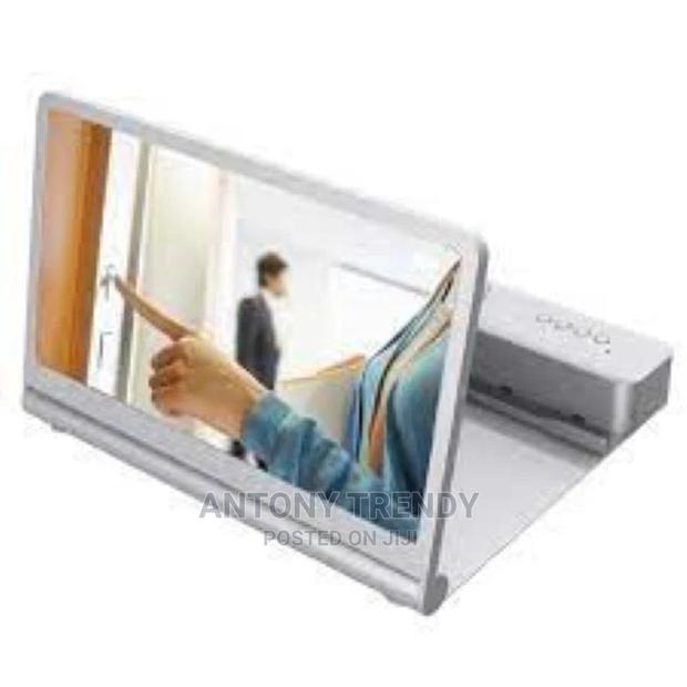 6D Mobile Bluetooth Speaker HD Magnifier - Black - thumbnail 2