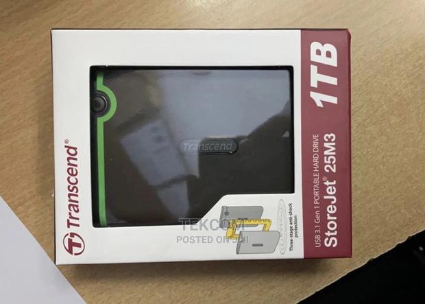 Transcend External Hard Disk 1TB USB 3.1 - main view